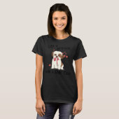 Tzu付きスクープでシーズー（犬）の方が良い Tシャツ (正面フル)