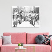 Tz'U-Hsiポートレート（1835年～1908年）皇太后o キャンバスプリント (インサイチュ (リビング))