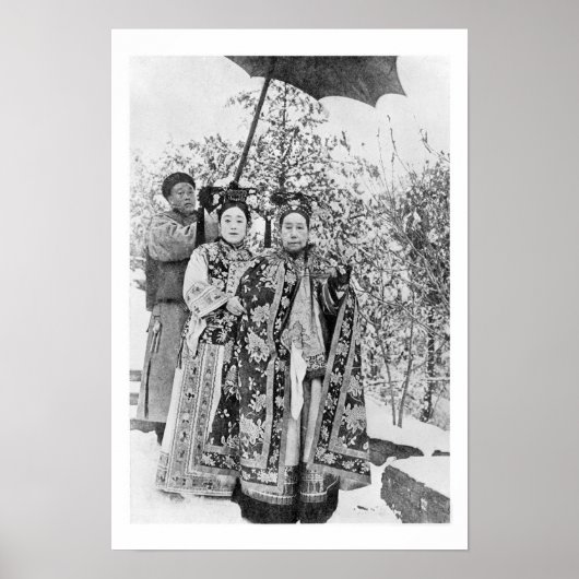 Tz'u Hsi (1835-1908)中国皇太后， c.1 ポスター (正面)