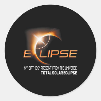 Uか太陽のら私の誕生日の合計Eclipse ラウンドシール