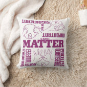 UとIの問題 – ASLエンパワーメントデザイン クッション (ブランケット)