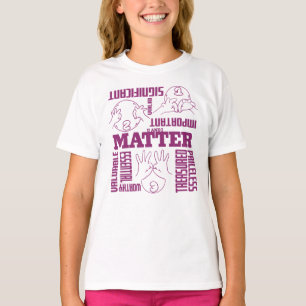 UとIの問題 – ASLエンパワーメントデザイン Tシャツ