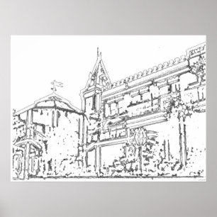 UのペンキのGiardelli 1986年のサンのフランの鉛筆を1絵を描きます ポスター