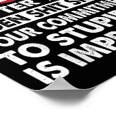 Uはおもしろい今でもトランプが嫌いバイデン氏 ポスター (角)