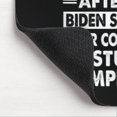 Uはおもしろい今でもトランプが嫌いバイデン氏 マウスパッド (コーナー)