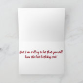 Uはきっとハッピーバースデー カード (内部)