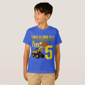 Uはそれを掘ることができますか。 私は5才です Tシャツ (正面フル)