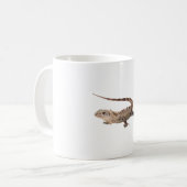 Uはイグアナのとげのある尾を利用 コーヒーマグカップ (正面左)