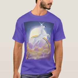 Uはユニコーンの文字 Tシャツ