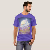 Uはユニコーンの文字 Tシャツ (正面フル)