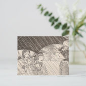 Uは傘のため ポストカード (スタンド正面)