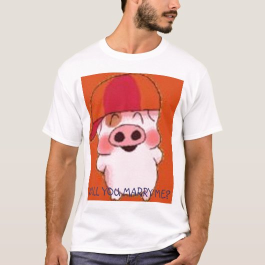 Uは私と結婚しますか。 Tシャツ (正面)