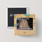 Uは私をトウモロコシ見つけました 缶バッジ (正面&裏面)