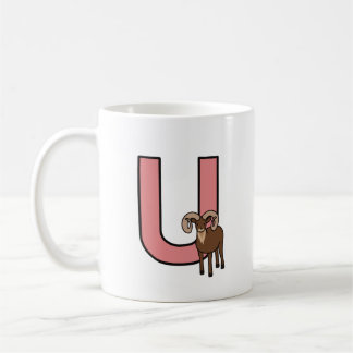 Uは… パーソナライズドマグ コーヒーマグカップ
