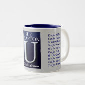 UはBurglのためAlibiBのため暗流、Aのためですです…です ツートーンマグカップ (正面右)