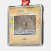 Uはmaekベッド後でできます メタルオーナメント (左)