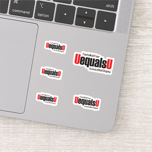 UはUに等しい – HIVは検出できない – 科学はスティグマではない シール (詳細)