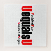 UはUに等しい – HIVは検出できない – 科学はスティグマではない ジグソーパズル (横)