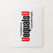 UはUに等しい – HIVは検出できない – 科学はスティグマではない ジグソーパズル (縦)