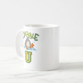 Uを水で濡らして下さい コーヒーマグカップ (正面左)