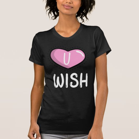 Uウィッシュ姿勢シャツ Tシャツ (正面)
