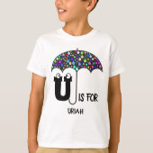 Uカスタムは傘のかわいい名前 Tシャツ (正面)
