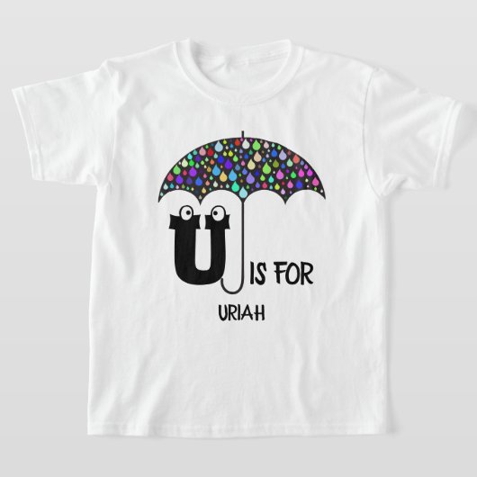 Uカスタムは傘のかわいい名前 Tシャツ (レイダウン)