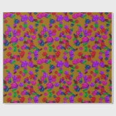 Uカラー/誕生石王室のの宝石と宝石を選択 ラッピングペーパー (フラット)