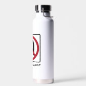 Uターンのナレッジトランスポーティングサインユーモア ウォーターボトル (左面)