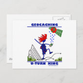 Uターンキングの地理学 ポストカード (正面/裏面)