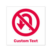 Uターン記号なし セルフインキングスタンプ (デザイン)