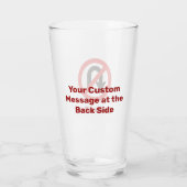 Uターン記号なし タンブラーグラス (裏面)