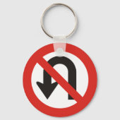 Uターン記号キーチェーンなし キーホルダー (正面)