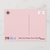 Uピックカラー/鉄ケルトのお福の花II ポストカード (裏面)