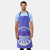 Uピックブルーベリーファームプロモーション エプロン (着用した状態)