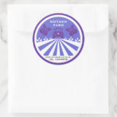 Uピックブルーベリーファームプロモーション ラウンドシール (バッグ)