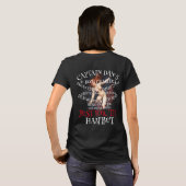 Uボートでのロシアンリバー・ハリブト漁 Tシャツ (裏面フル)