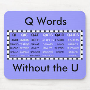 UマウスパッドのないQワード マウスパッド