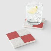 Uユニフォームの水彩画航海信号旗 ストーンコースター (横)