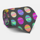 U一突きのラインストーンが付いている色によって幻惑させるイースターエッグ ネクタイ (ロール)