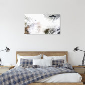 U上空の大規模な冬の嵐の衛星表示 キャンバスプリント (インサイチュ (寝室))