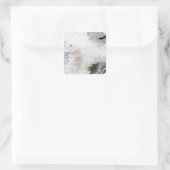 U上空の大規模な冬の嵐の衛星表示 スクエアシール (バッグ)