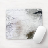 U上空の大規模な冬の嵐の衛星表示 マウスパッド (マウス)