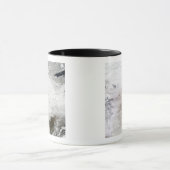 U上空の大規模な冬の嵐の衛星表示 マグカップ (中央)