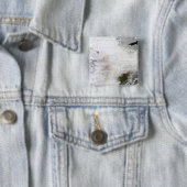 U上空の大規模な冬の嵐の衛星表示 缶バッジ (インサイチュ)