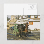 U字船(Amish U-Haul)チームポストカード ポストカード (正面/裏面)