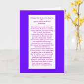 !!!U独立宣言の作成 カード (黄色い花)