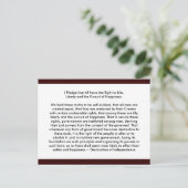 !!!U独立宣言の作成 ポストカード (スタンド正面)