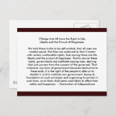 !!!U独立宣言の作成 ポストカード (正面/裏面)