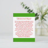 !!!U独立宣言の作成 ポストカード (スタンド正面)